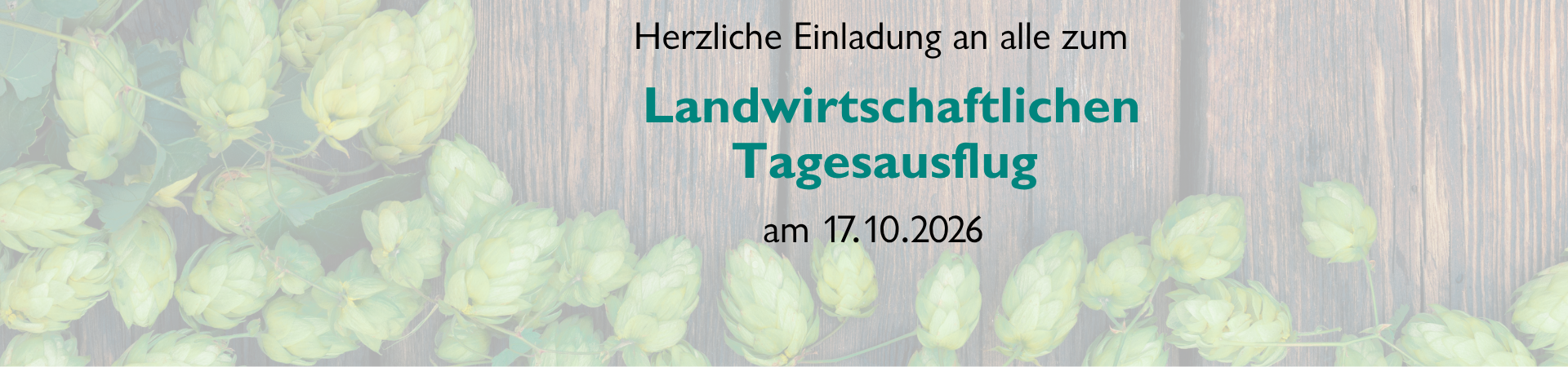 Landwirtschaftlicher Tagesausflug